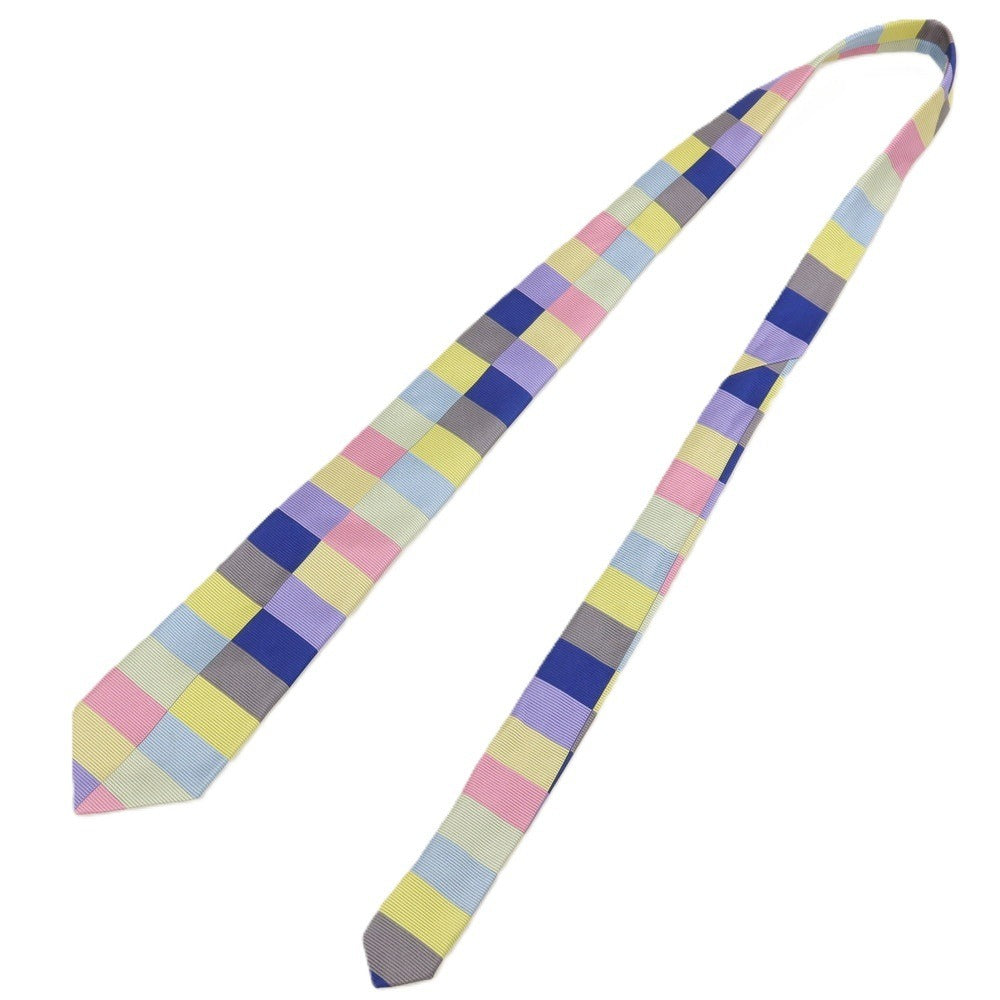 【中古】ドゥシャン DUCHAMP シルク ネクタイ マルチカラー【 状態ランクB 】【 メンズ 】