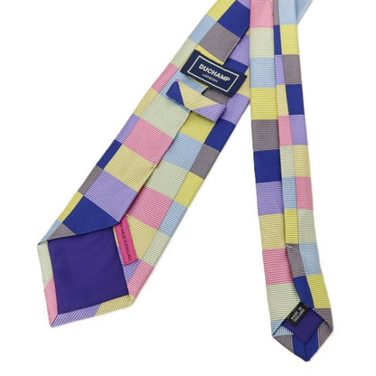 【中古】ドゥシャン DUCHAMP シルク ネクタイ マルチカラー【 状態ランクB 】【 メンズ 】