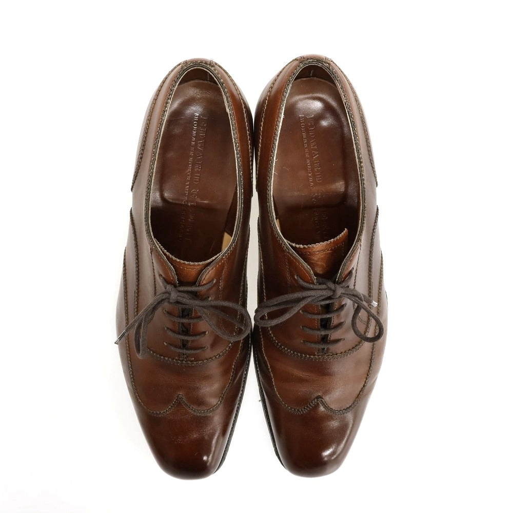 【中古】エドワードグリーン EDWARD GREEN BEAULIEU カーフ レザー ドレスシューズ ブラウン【サイズ7 E】【 状態ランクB 】【 メンズ 】