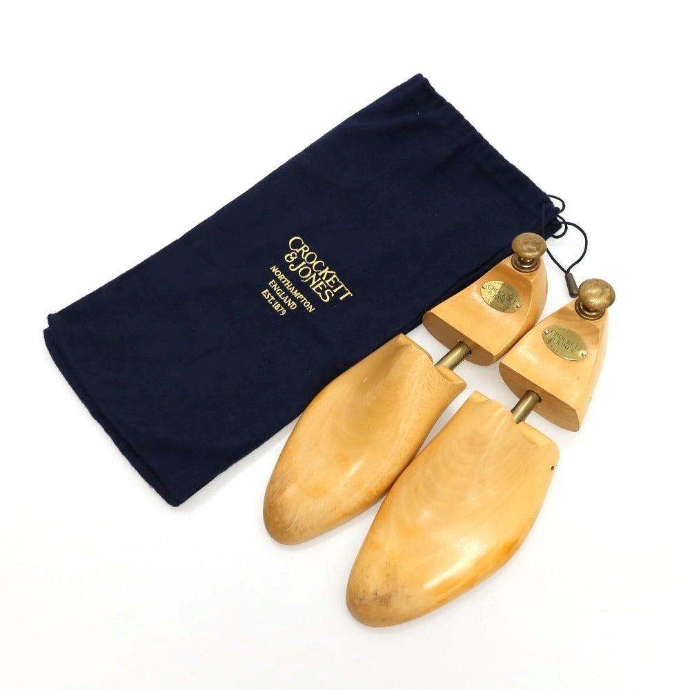【中古】クロケットアンドジョーンズ CROCKETT&amp;JONES ハンドグレード ALBION スエード ドレスシューズ ダークブラウン【サイズ7 1/2 E】【 状態ランクC 】【 メンズ 】
