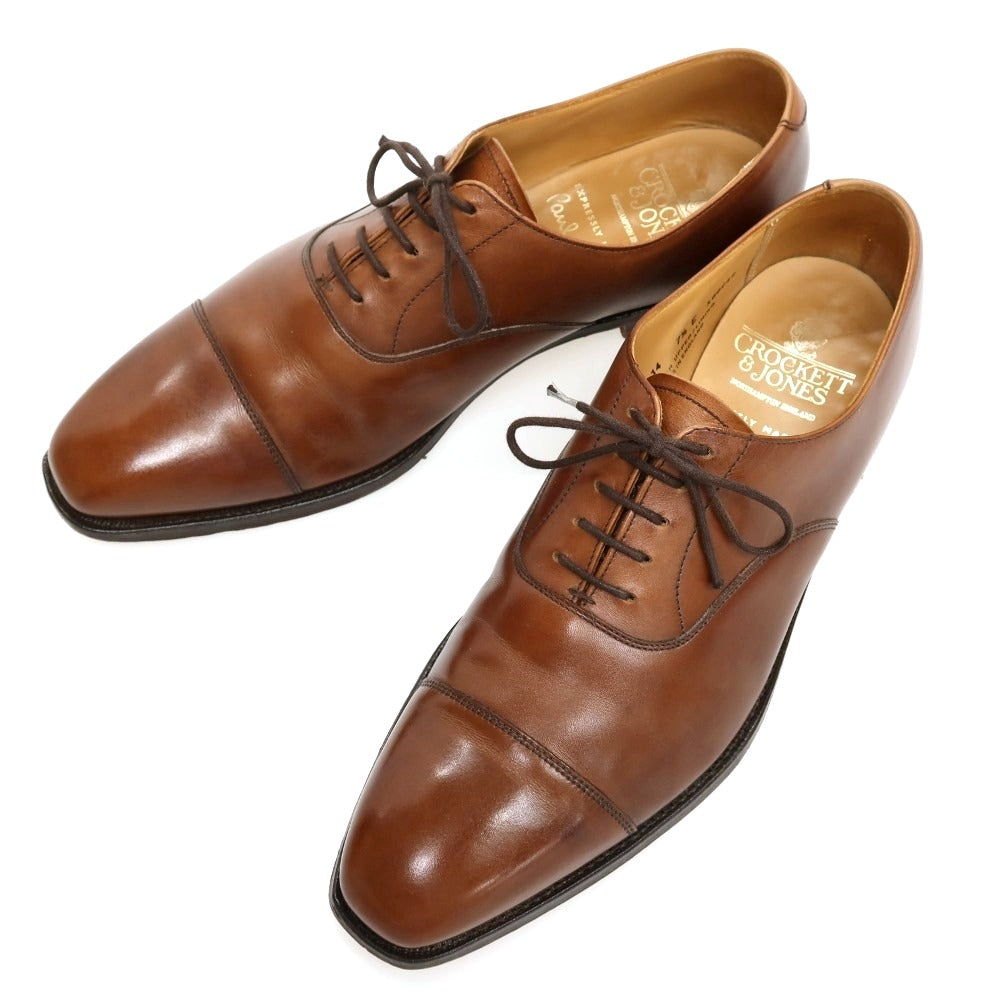【中古】クロケットアンドジョーンズ CROCKETT&amp;JONES HALLAM 5057 14 ポールスミス ドレスシューズ ブラウン【サイズ7 1/2 E】【 状態ランクB 】【 メンズ 】