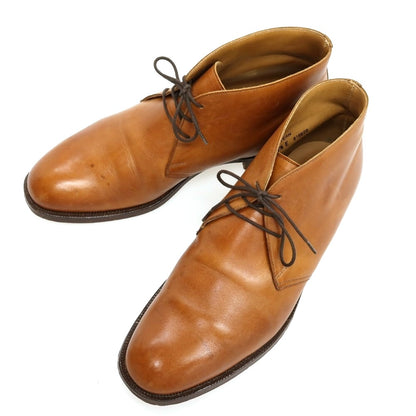 【中古】クロケットアンドジョーンズ CROCKETT&amp;JONES CHILTERN カーフ ブーツ ライトブラウン【サイズ7 1/2 E】【 状態ランクC 】【 メンズ 】