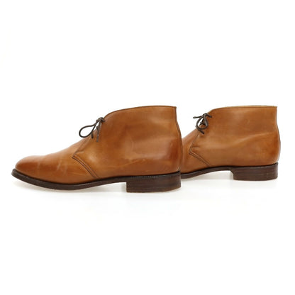 【中古】クロケットアンドジョーンズ CROCKETT&amp;JONES CHILTERN カーフ ブーツ ライトブラウン【サイズ7 1/2 E】【 状態ランクC 】【 メンズ 】
