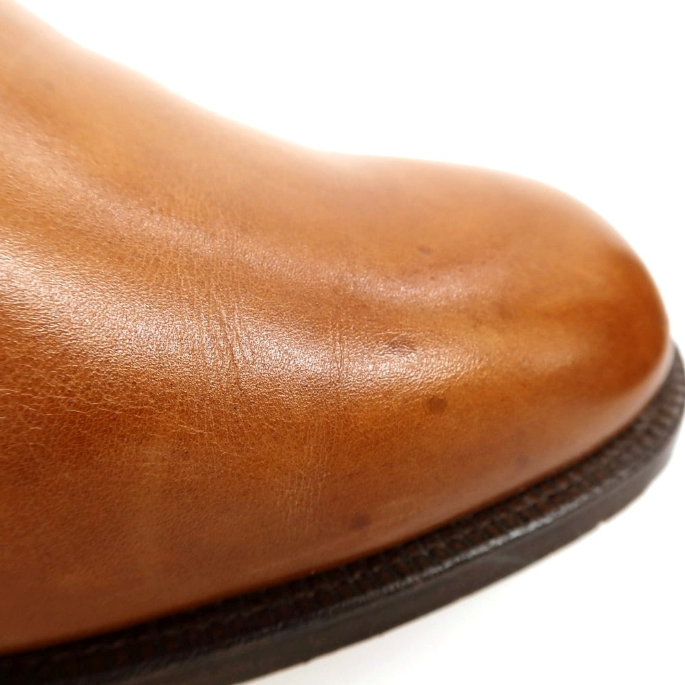 【中古】クロケットアンドジョーンズ CROCKETT&amp;JONES CHILTERN カーフ ブーツ ライトブラウン【サイズ7 1/2 E】【 状態ランクC 】【 メンズ 】