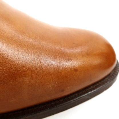 【中古】クロケットアンドジョーンズ CROCKETT&amp;JONES CHILTERN カーフ ブーツ ライトブラウン【サイズ7 1/2 E】【 状態ランクC 】【 メンズ 】