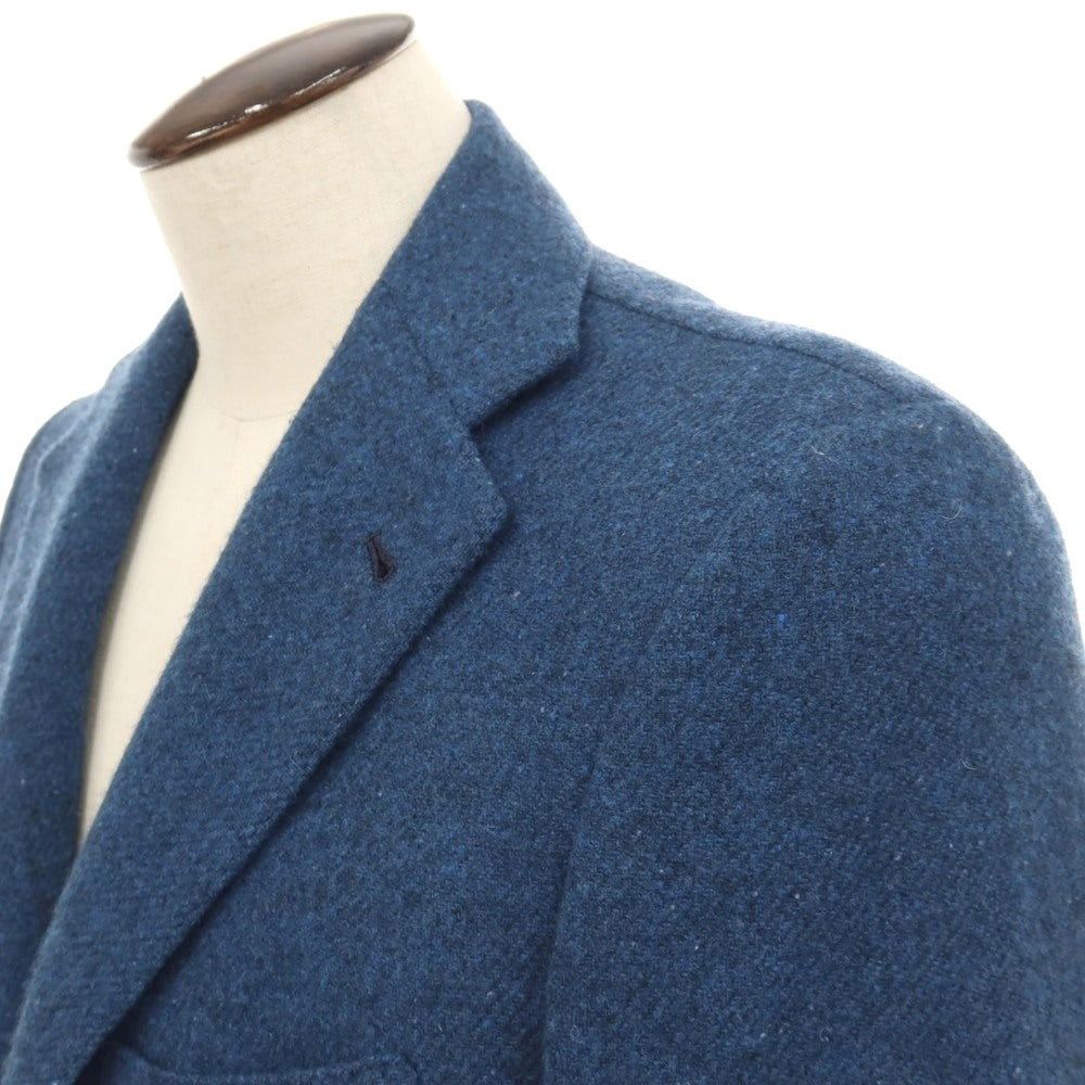 【中古】オラッツィオ ルチアーノ Orazio Luciano ウールカシミヤ 3B テーラードジャケット ダークブルー【サイズ54】【 状態ランクB 】【 メンズ 】