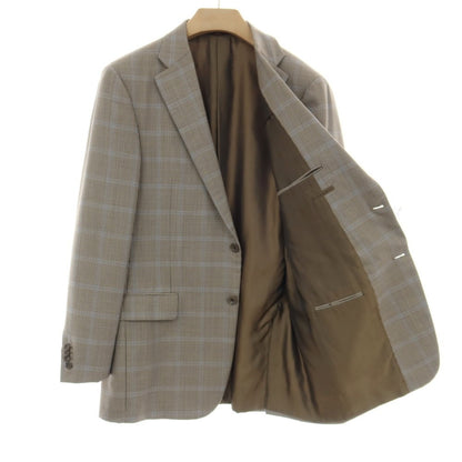 【中古】ヒッキーフリーマン HICKEY FREEMAN Beacon ウーステッドウール チェック 2B テーラードジャケット ブラウン系【サイズ40】【 状態ランクB 】【 メンズ 】