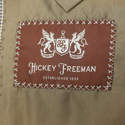 【中古】ヒッキーフリーマン HICKEY FREEMAN Beacon ウーステッドウール チェック 2B テーラードジャケット ブラウン系【サイズ40】【 状態ランクB 】【 メンズ 】