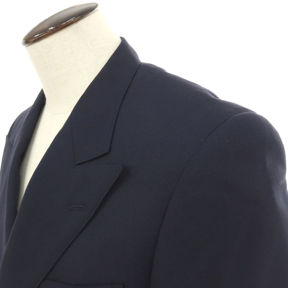 【中古】チャップス CHAPS RALPH LAUREN ウール ダブル6B テーラードジャケット ネイビー【サイズ94 82 175(L位)】【 状態ランクB 】【 メンズ 】