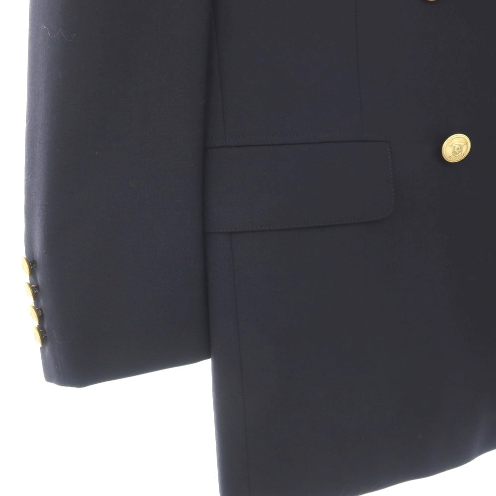【中古】チャップス CHAPS RALPH LAUREN ウール ダブル6B テーラードジャケット ネイビー【サイズ94 82 175(L位)】【 状態ランクB 】【 メンズ 】