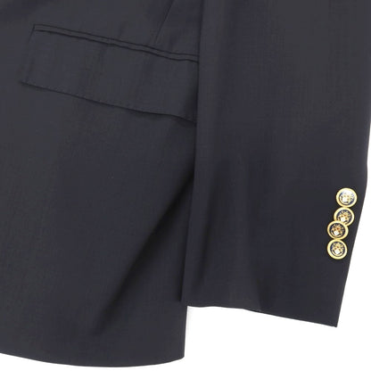 【中古】ブルックスブラザーズ Brooks Brothers BROOKSCOOL ウール 3B テーラードジャケット ダークネイビー【サイズ52】【 状態ランクB 】【 メンズ 】