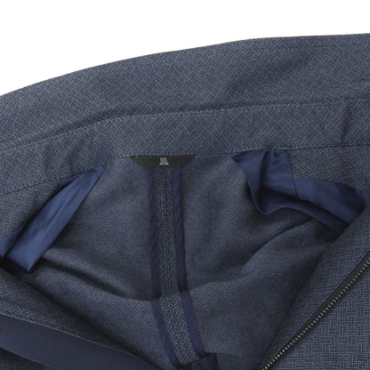 【中古】ランバンコレクション LANVIN COLLECTION リネンコットン スイングトップ ネイビー【サイズ52】【 状態ランクB 】【 メンズ 】
