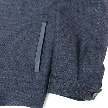【中古】ランバンコレクション LANVIN COLLECTION リネンコットン スイングトップ ネイビー【サイズ52】【 状態ランクB 】【 メンズ 】
