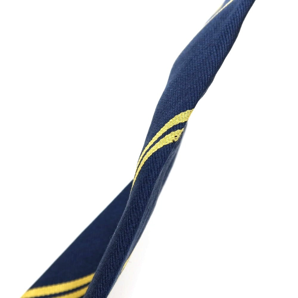 【中古】マリネッラ E.MARINELLA シルク ストライプ柄ネクタイ ネイビー【 状態ランクB 】【 メンズ 】