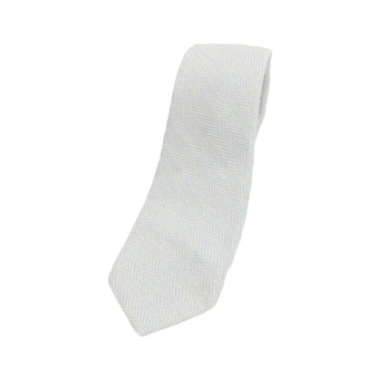 【中古】バルバ BARBA カシミヤシルク 無地ネクタイ ライトブルー【 状態ランクB 】【 メンズ 】