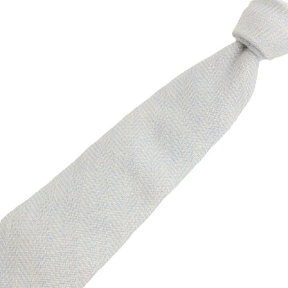 【中古】バルバ BARBA カシミヤシルク 無地ネクタイ ライトブルー【 状態ランクB 】【 メンズ 】