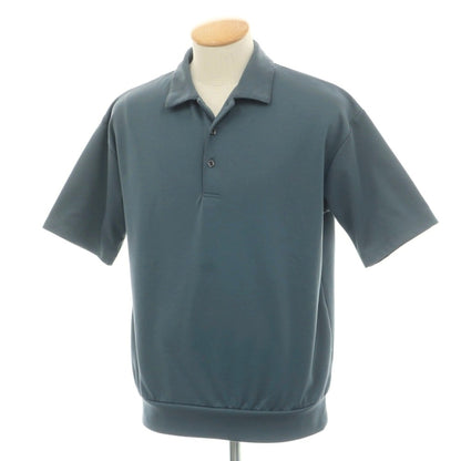 【中古】ア デイ イン ザ ライフ ユナイテッドアローズ a day in the life united arrows ポリエステルレーヨン ジャージー 半袖ポロシャツ セージブルーグリーン【サイズS】【 状態ランクC 】【 メンズ 】