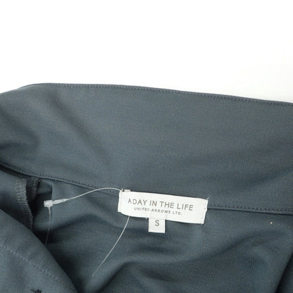 【中古】ア デイ イン ザ ライフ ユナイテッドアローズ a day in the life united arrows ポリエステルレーヨン ジャージー 半袖ポロシャツ セージブルーグリーン【サイズS】【 状態ランクC 】【 メンズ 】