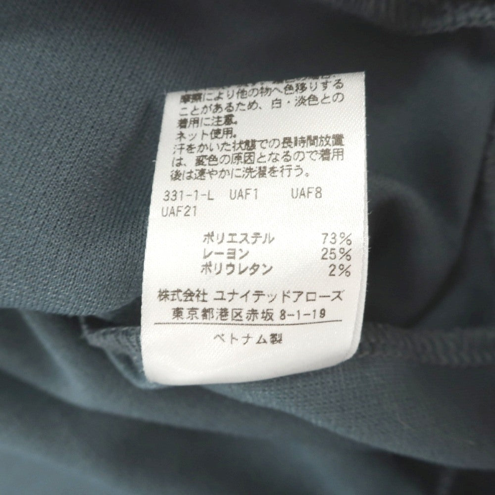 【中古】ア デイ イン ザ ライフ ユナイテッドアローズ a day in the life united arrows ポリエステルレーヨン ジャージー 半袖ポロシャツ セージブルーグリーン【サイズS】【 状態ランクC 】【 メンズ 】