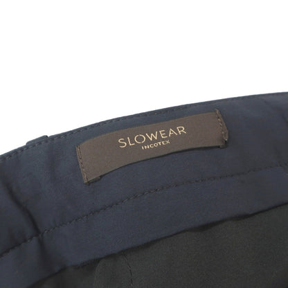【中古】インコテックス スローウェア INCOTEX SLOWEAR コットンナイロンポリウレタン カジュアルスラックスパンツ ネイビー【サイズ46】【 状態ランクB 】【 メンズ 】