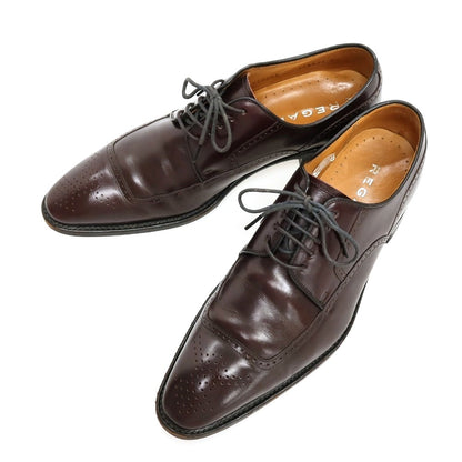 【中古】リーガル REGAL 379R レザー ドレスシューズ ダークブラウン【サイズ25】【 状態ランクB 】【 メンズ 】