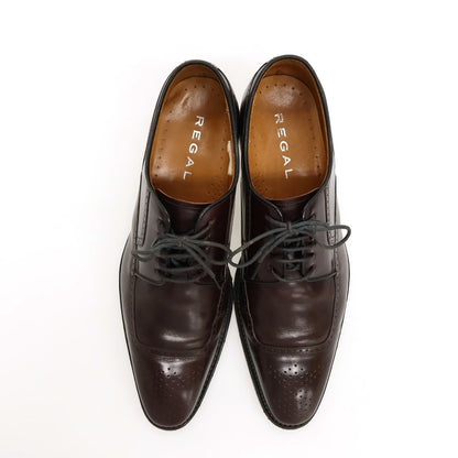 【中古】リーガル REGAL 379R レザー ドレスシューズ ダークブラウン【サイズ25】【 状態ランクB 】【 メンズ 】