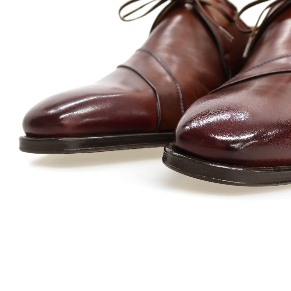 【中古】【未使用】マグナーニ MAGNANNI カーフ ドレスシューズ ブラウン【サイズ37】【 状態ランクS 】【 メンズ 】