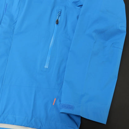 【中古】マムート Mammut ナイロン フーデッド シェルジャケット ブルー【サイズASIA L】【 状態ランクC 】【 メンズ 】
