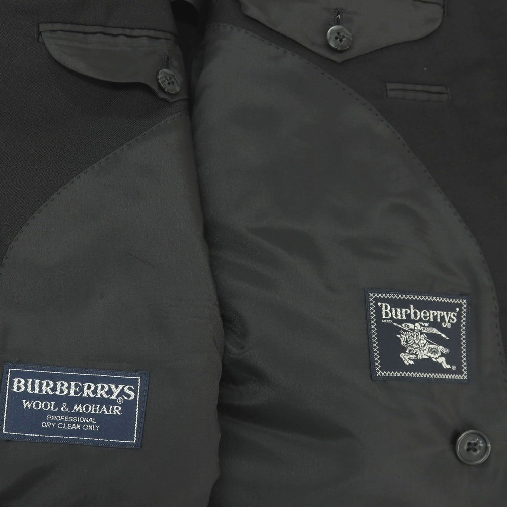 【中古】バーバリーズ Burberrys ウール 4B ダブルスーツ ブラック【サイズ上AB7/下91】【 状態ランクC 】【 メンズ 】