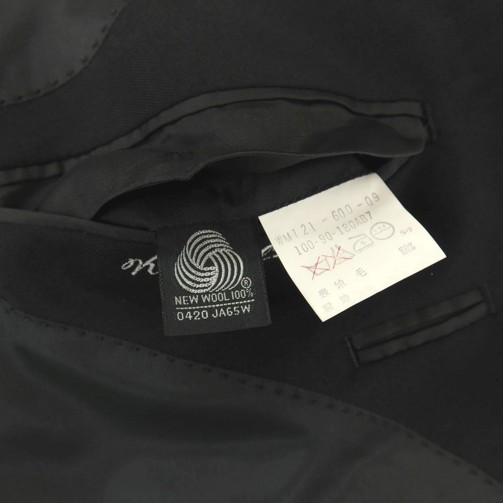【中古】バーバリーズ Burberrys ウール 4B ダブルスーツ ブラック【サイズ上AB7/下91】【 状態ランクC 】【 メンズ 】