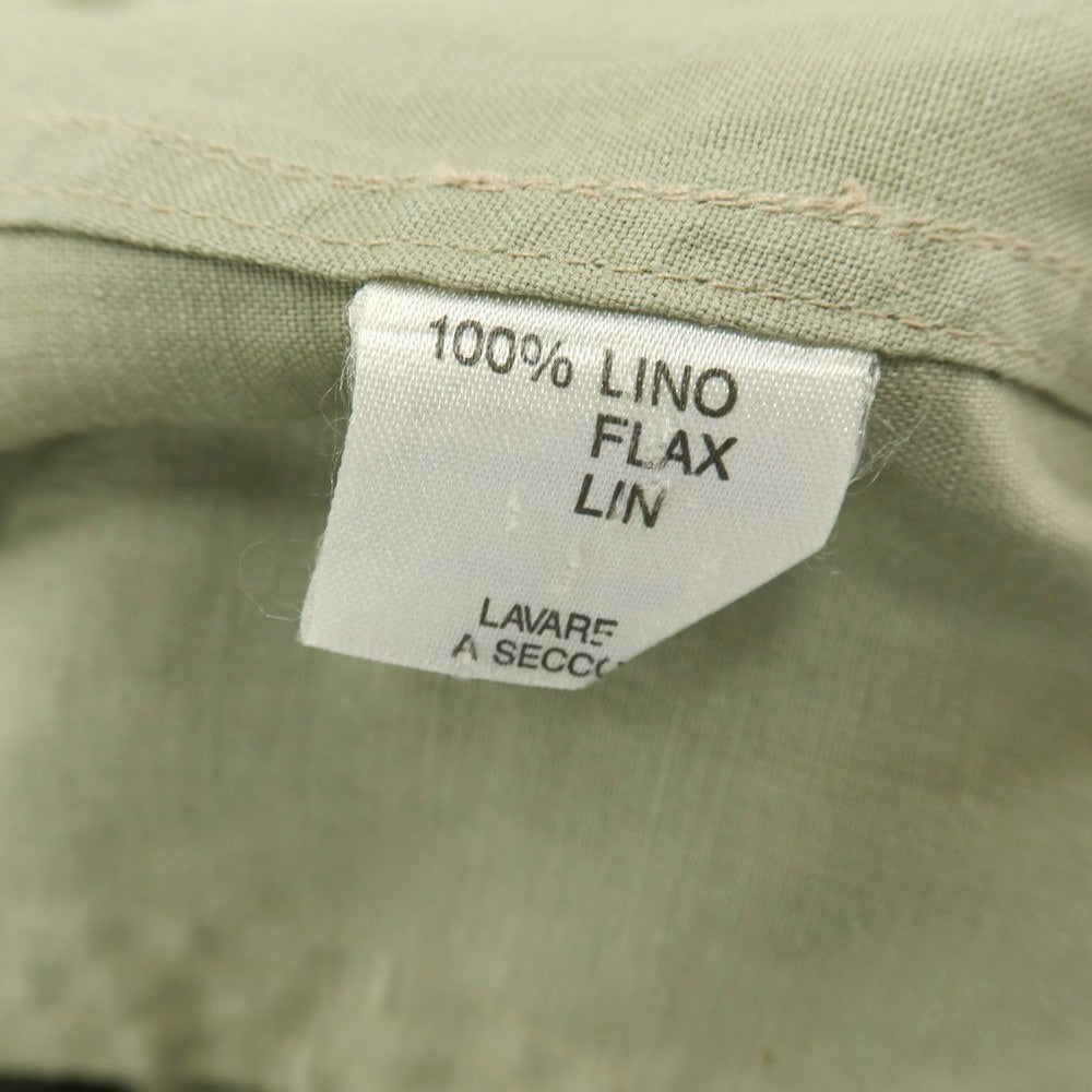【中古】ダンヒル Dunhill リネン ブルゾン セージグリーン【サイズ38】【 状態ランクC 】【 メンズ 】