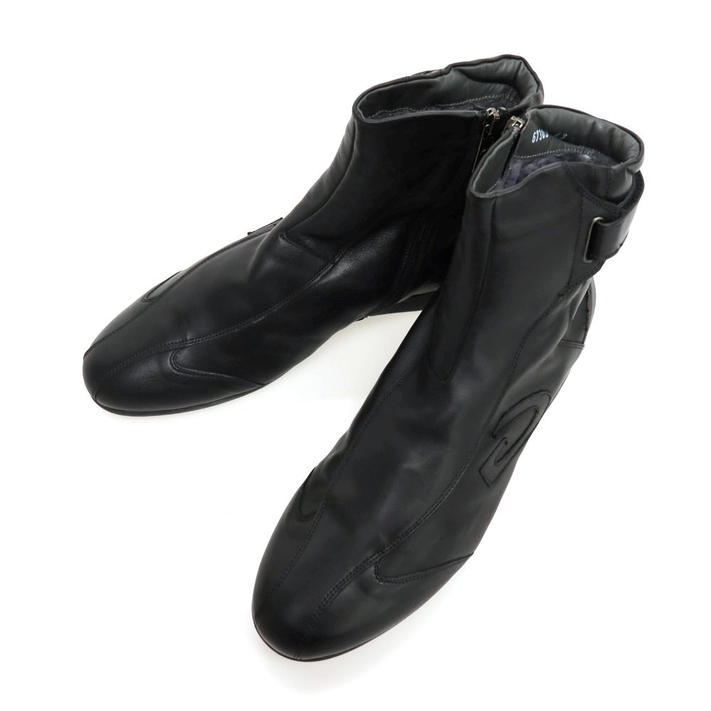 【中古】ゲラルディーニ GHERARDINI レザー ブーツ ブラック【サイズ43】【 状態ランクB 】【 メンズ 】