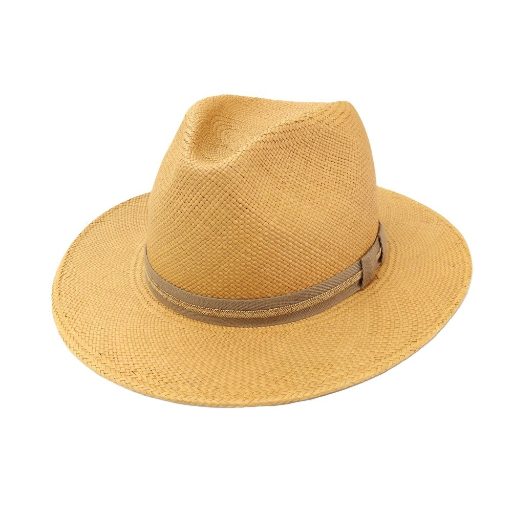 【中古】マイザー MAYSER 中折れ パナマハット 帽子 ベージュ【サイズ60】【 状態ランクB 】【 メンズ 】