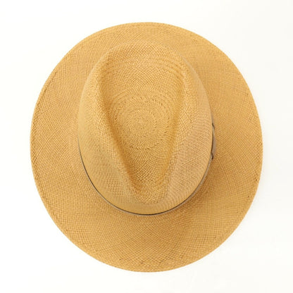 【中古】マイザー MAYSER 中折れ パナマハット 帽子 ベージュ【サイズ60】【 状態ランクB 】【 メンズ 】