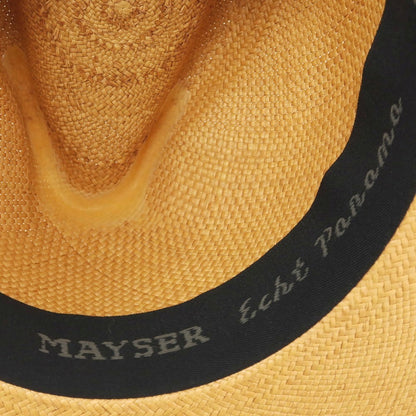 【中古】マイザー MAYSER 中折れ パナマハット 帽子 ベージュ【サイズ60】【 状態ランクB 】【 メンズ 】