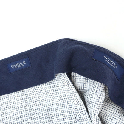 【中古】インコテックス INCOTEX リネン カジュアルスラックスパンツ ライトネイビー【サイズ52】【 状態ランクB 】【 メンズ 】