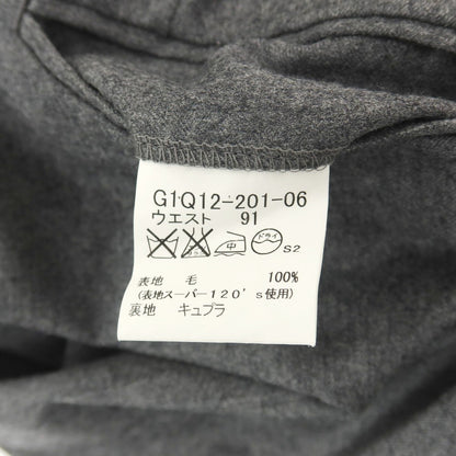 【中古】マッキントッシュ Mackintosh SUPER120’S ウール ドレススラックスパンツ グレー【サイズ91】【 状態ランクB 】【 メンズ 】