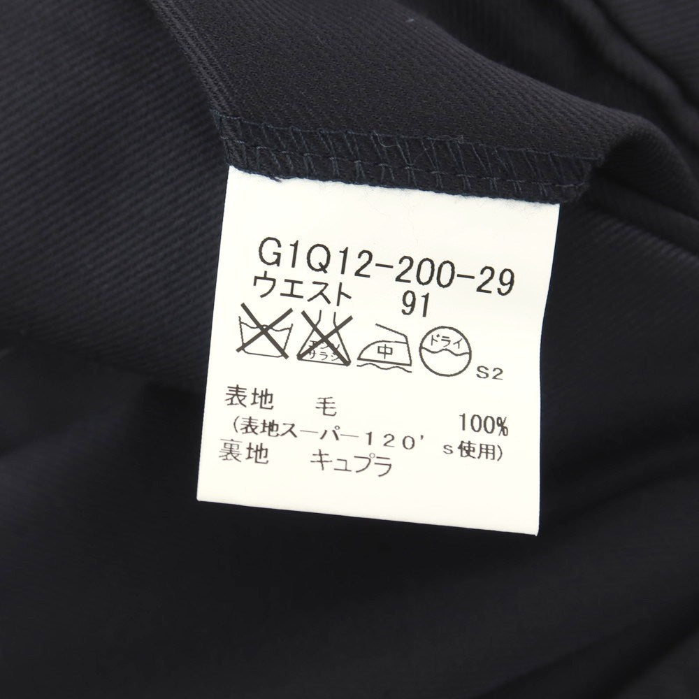 【中古】マッキントッシュ Mackintosh SUPER120’S ウール ドレススラックスパンツ ダークネイビー【サイズ91】【 状態ランクC 】【 メンズ 】