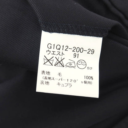 【中古】マッキントッシュ Mackintosh SUPER120’S ウール ドレススラックスパンツ ダークネイビー【サイズ91】【 状態ランクC 】【 メンズ 】