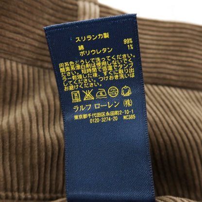【中古】ポロ ラルフローレン Polo Ralph Lauren GOLF ストレッチ コットン 中太畝 コーデュロイパンツ ブラウン【サイズ36/32】【 状態ランクC 】【 メンズ 】