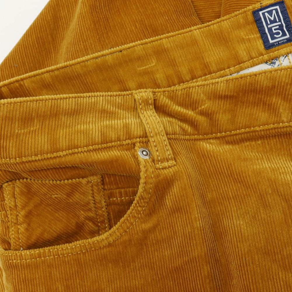 【中古】メイヤー MAYER M5 ストレッチ コットン 中太畝 コーデュロイパンツ オーカーオレンジ【サイズ36/34】【 状態ランクB 】【 メンズ 】
