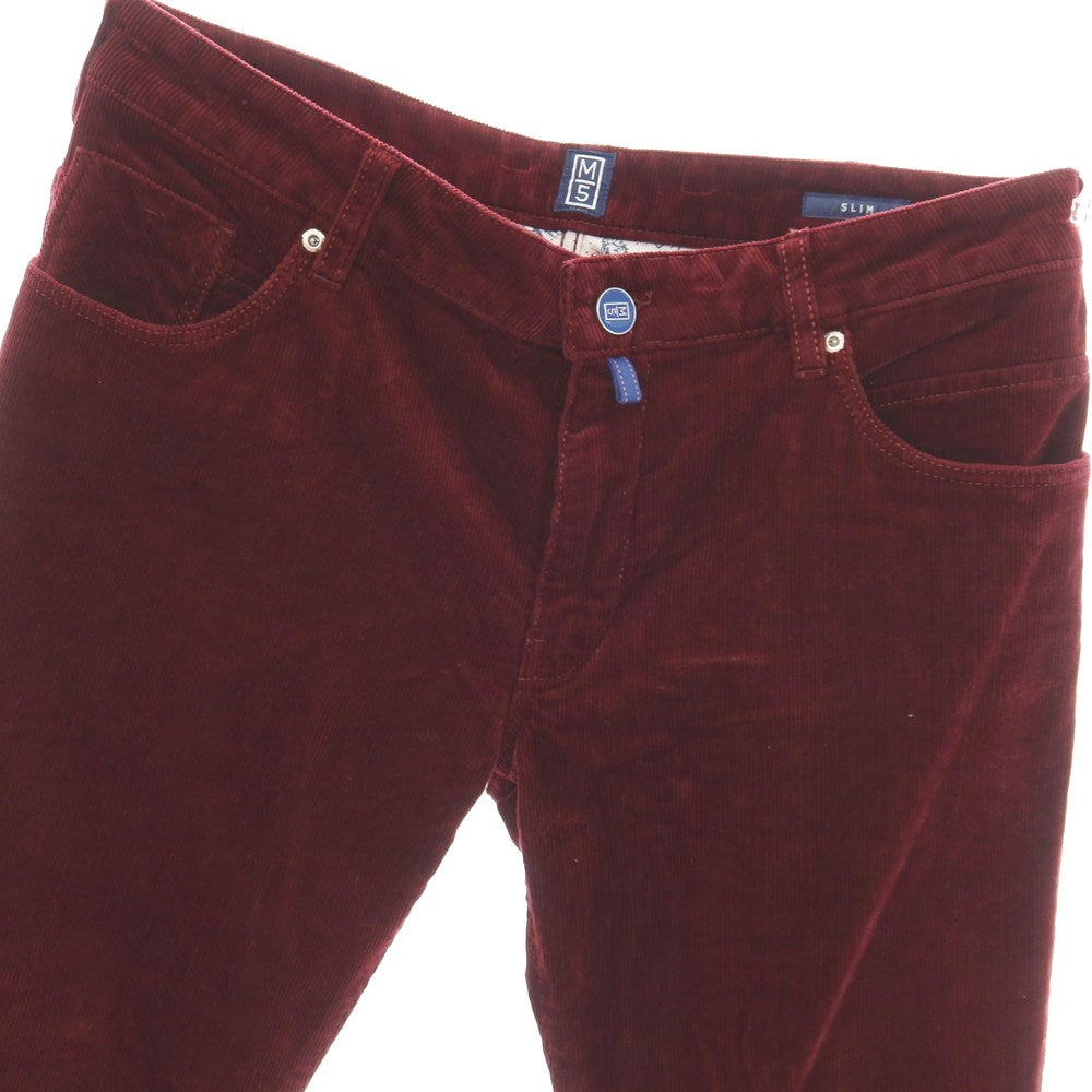 【中古】メイヤー MAYER M5 ストレッチ コットン 中太畝 コーデュロイパンツ ワイン【サイズ36/34】【 状態ランクB 】【 メンズ 】