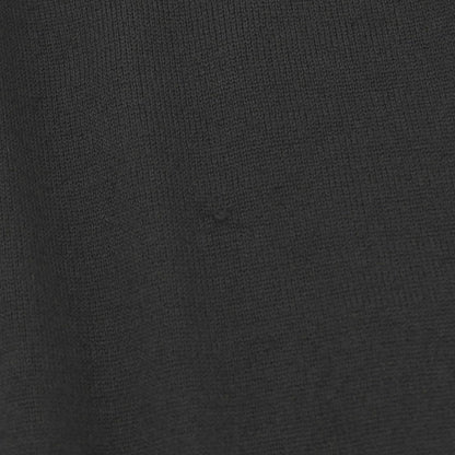 【中古】サルヴァトーレフェラガモ Salvatore Ferragamo ウール ハーフジップ 長袖 ポロニット ブラック【サイズXL】【 状態ランクD 】【 メンズ 】