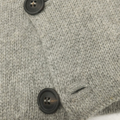 【中古】ジョルジオアルマーニ GIORGIO ARMANI カシミヤ カーディガン グレー【サイズ52】【 状態ランクB 】【 メンズ 】