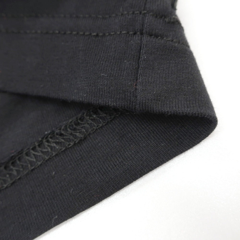 【中古】アルマーニ ジーンズ ARMANI JEANS ストレッチ コットン クルーネック 長袖Ｔシャツ ブラック【サイズXXL】【 状態ランクB 】【 メンズ 】