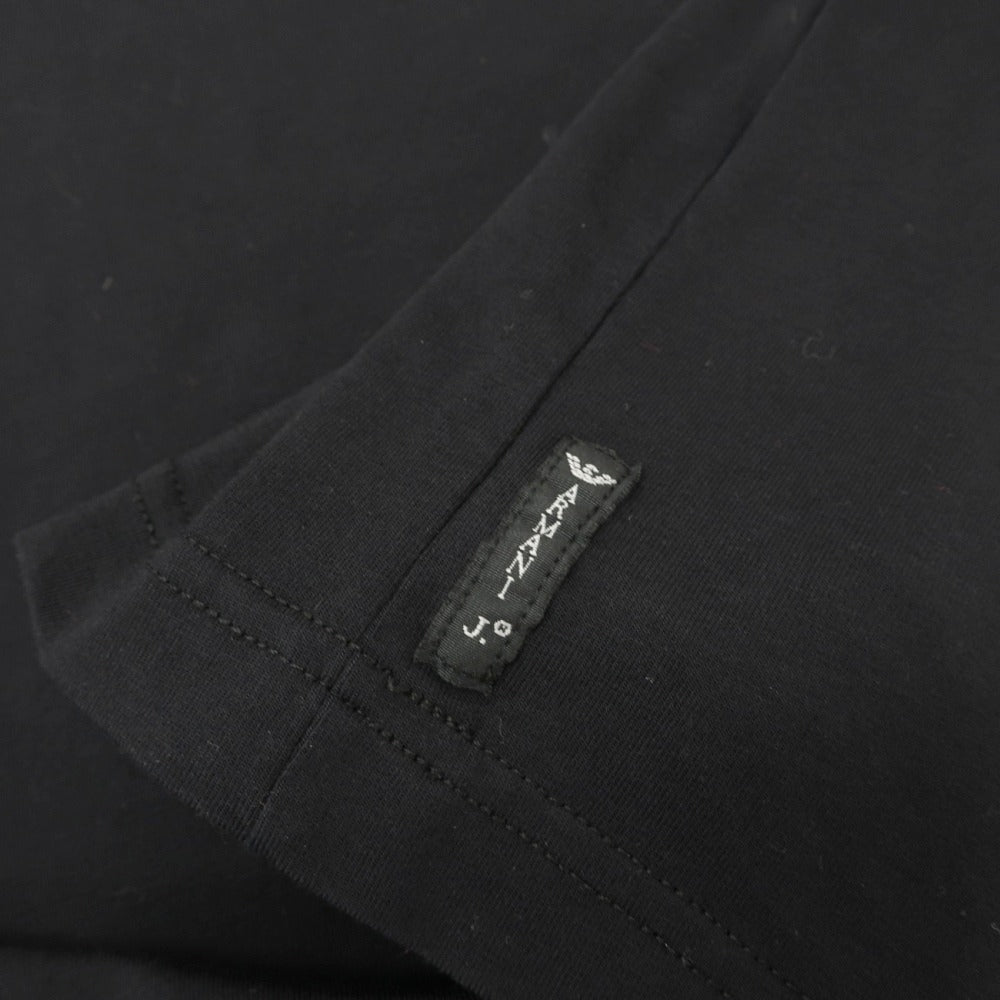 【中古】アルマーニ ジーンズ ARMANI JEANS ストレッチ コットン クルーネック 長袖Ｔシャツ ブラック【サイズXXL】【 状態ランクB 】【 メンズ 】