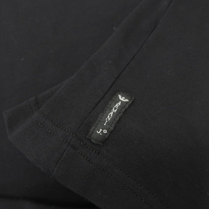 【中古】アルマーニ ジーンズ ARMANI JEANS ストレッチ コットン クルーネック 長袖Ｔシャツ ブラック【サイズXXL】【 状態ランクB 】【 メンズ 】
