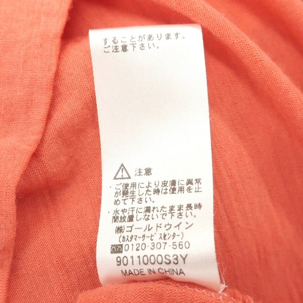 【中古】アイスブレーカー icebreaker メリノウールナイロン クルーネック 半袖ポケットTシャツ コーラルオレンジ系【サイズXS】【 状態ランクB 】【 メンズ 】