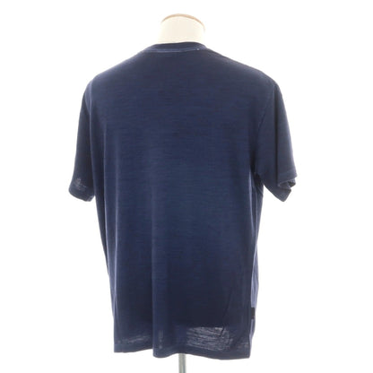 【中古】【未使用】アイスブレーカー icebreaker メリノウールナイロン クルーネック 半袖ポケットTシャツ ライトネイビー【サイズS】【 状態ランクS 】【 メンズ 】