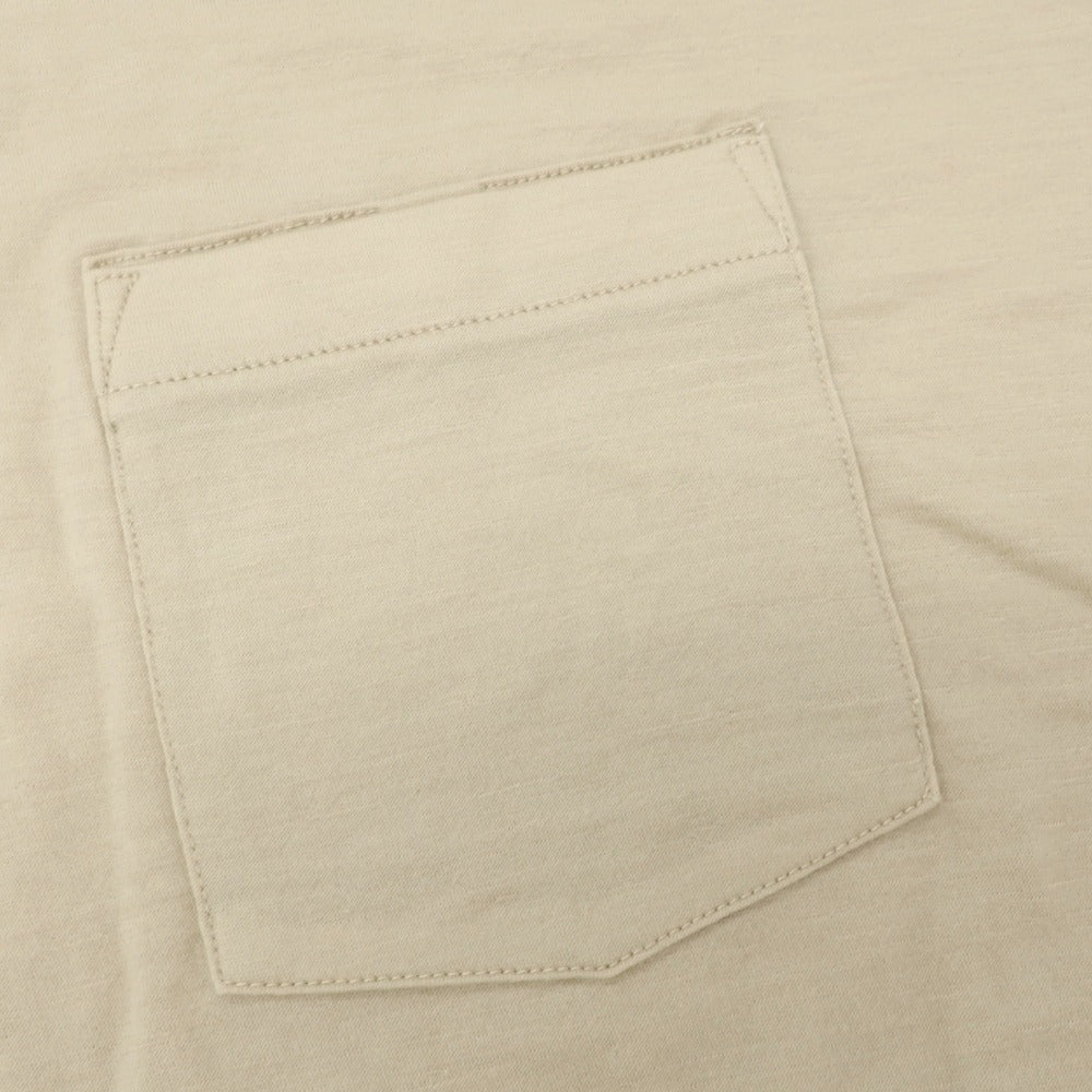【中古】【未使用】アイスブレーカー icebreaker メリノウールナイロン クルーネック 半袖ポケットTシャツ ベージュ【サイズS】【 状態ランクS 】【 メンズ 】